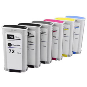 Betcolor 72兼容染料，适用于惠普设计jet T1110/T1120/<span class=keywords><strong>T1200</strong></span>/T790/T795/T610打印机数码打印墨盒 - Product Image 1