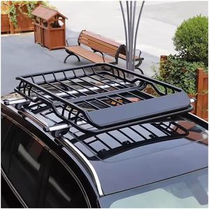 Porte-bagages <span class=keywords><strong>de</strong></span> <span class=keywords><strong>toit</strong></span> <span class=keywords><strong>pour</strong></span> SUV en acier au carbone Canyossoar, robuste, étanche, capacité <span class=keywords><strong>de</strong></span> charge élevée supérieure à 100 kg, installation facile - Product Image 5
