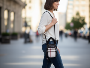 Borsa a Tracolla per Telefono con Doppia Cerniera per Donne, Portafoglio in PU Multifunzione - Product Image 2