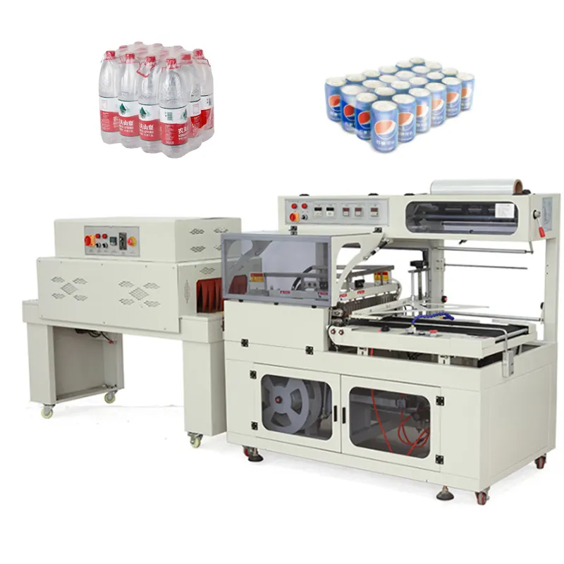Automatic shrink wrapping packing machine for pet bottles/empty glass beer bottle/wine bottle/cans/beverages
