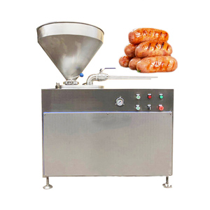 Máy Xay Thịt Thủy Lực Công Nghiệp Máy Làm Nhồi Xúc Xích Xúc Xích Hot Dog Dây Chuyền Chế Biến Xúc Xích - Product Image 3