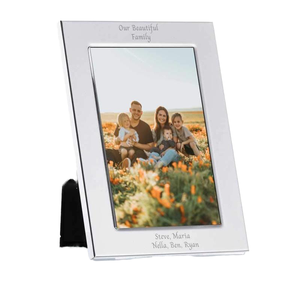 Jinn Home 5x7 lino Vintage motivo floreale cornice in resina nero bianco vetro glitterato <span class=keywords><strong>Base</strong></span> in legno 4x6 foto decorazione per la casa - Product Image 2