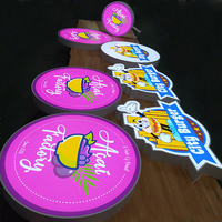 Letrero Luminoso LED Personalizado para Exteriores, Pantalla de Mensajes Personalizada para Tienda, Hogar u Oficina, Material Acrílico, Decoración Publicitaria