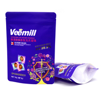 Emballage liquide, sac refermable personnalisé, emballage plastique, sac laminé, sachet debout pour détergent à lessive en gel