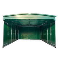 Abri dôme industriel robuste en acier pour entrepôt, stockage extérieur, imperméable en PVC