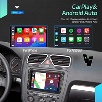 Podofo Android araba radyo 4 + 64G 8 ''kablosuz Carplay Android oto GPS Wifi FM RDS için VW/koltuk/Skoda/Polo/Passat/Golf/TIGUAN OEM