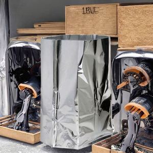 Sachet en aluminium pour thé, étanche à l'humidité, grand format, fond carré, pochette autoportante, fermeture éclair supérieure, impression offset, emballage carton - Product Image 3