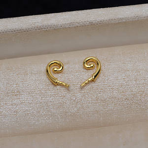 Accesorios de Plata S925 Hechos a Mano, Cuentas Barrocas con Forma DIY 4782, Asas para Teteras, Componentes de Joyería Hueca - Product Image 2