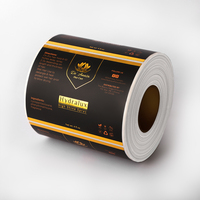 Autocollant personnalisé en vinyle gaufré or pour logo de produit cosmétique, étiquette imperméable autocollante en rouleau pour emballage de bouteille