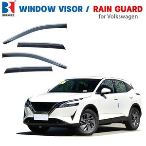 Deflectores de Viento y Lluvia para Ventanas de Coche, Juego de Visores Solares Premium para Qashqai 2023, para Protección y Comodidad - Product Image 1
