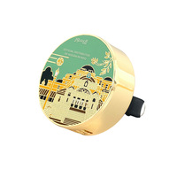 Vente flash - Diffuseur d'air frais pour voiture en métal parfumé personnalisé, clip pour grille d'aération, parfum de voiture, aromathérapie