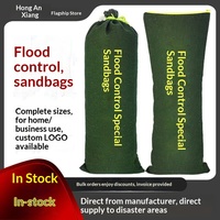 Sacs de sable anti-inondation de la marque Dinghong, prévention des inondations, usage domestique, imperméables, pour la lutte contre les incendies, en toile épaisse, absorption d'eau.