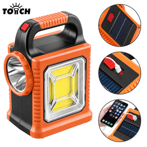 Linterna <span class=keywords><strong>de</strong></span> Búsqueda Multifunción COB, Lámpara <span class=keywords><strong>de</strong></span> <span class=keywords><strong>Trabajo</strong></span> y Foco Lateral, Recargable Solar por USB, Larga Duración, Portátil, Industrial, para Exteriores - Product Image 1