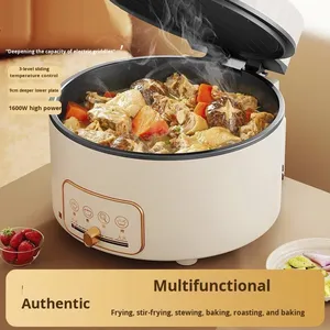 Machine à crêpes électrique tout-<span class=keywords><strong>en</strong></span>-<span class=keywords><strong>un</strong></span> à double face Machine à crêpes suspendue avec chauffage approfondi pour usage domestique - Product Image 3