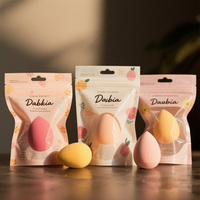 Sac de rangement personnalisé avec fermeture éclair pour pinceaux de maquillage et éponges de beauté, résistant à l'humidité, emballage spécifique pour cosmétiques
