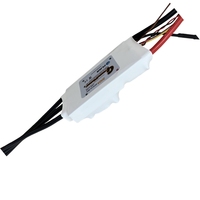 Contrôleur de vitesse de moteur brushless Flier 14S/16S 64V 200A ESC pour voiture RC, boîtier de programmation, protection IP54, sortie 13,4 kW, échelle 1:5, blanc