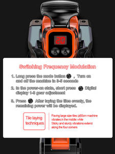 Nuevo Vibrador Inteligente Multifuncional para la Colocación de Baldosas de Cerámica y Porcelanato - Product Image 5