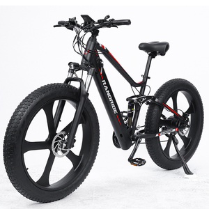 Vélo de montagne électrique à pneus larges 26 pouces, batterie lithium 48V, aluminium, 21 vitesses, pour adultes, YX90M, vente chaude en Europe, directement de l'usine - Product Image 1
