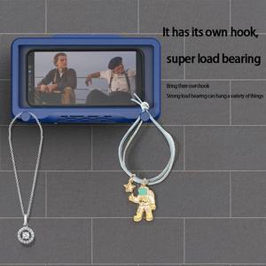 <span class=keywords><strong>Support</strong></span> de téléphone étanche pour douche, anti-buée, rotation 360°, vente en gros °   <span class=keywords><strong>Support</strong></span> mural réglable pour téléphone avec écran <span class=keywords><strong>tactile</strong></span> HD pour salle de bain et hôtel - Product Image 2