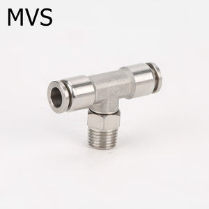 Raccord de tuyau en T à filetage externe de type <span class=keywords><strong>PB</strong></span> T raccord rapide de tuyau d'air pneumatique - Product Image 6