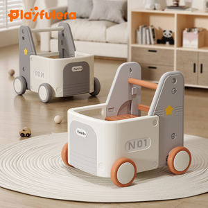 Camionnette porteur en plastique HDPE écologique Playful Era pour tout-petits avec rangement pour livre d'images, pour une utilisation sécurisée de 6 à 96 mois - Product Image 1