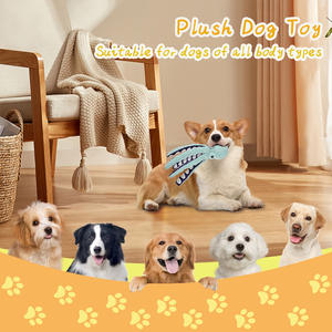 Sıcak satış köpek ahtapot peluş oyuncak ses etkileşimi sıkıntı rahatlatmak Pet yoldaşlık anti-yıkım ev ahtapot köpek peluş oyuncak - Product Image 4