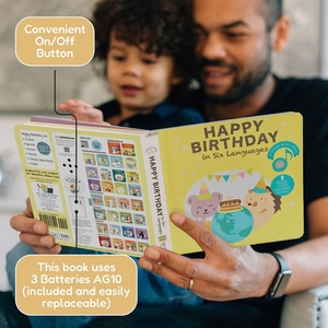 Libro Interactivo Educativo Personalizado para Niños con Tapa Dura, Sonidos <span class=keywords><strong>de</strong></span> Animales y <span class=keywords><strong>Canciones</strong></span> en <span class=keywords><strong>Inglés</strong></span>, Recargable por USB-C - Product Image 5