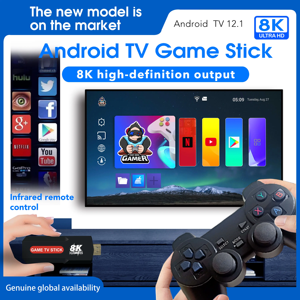 2025 X2 Retro 3D 30000 + reproductor de juegos 2,4G controlador inalámbrico Gamepad 4K HD consola de videojuegos para el hogar X2 Android TV <span class=keywords><strong>GAME</strong></span> BOX Stick - Product Image 3