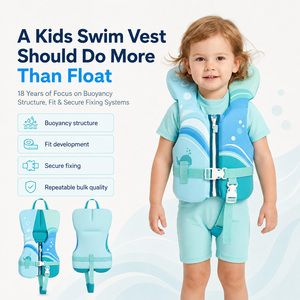 <span class=keywords><strong>Gilet</strong></span> de <span class=keywords><strong>natation</strong></span> personnalisé pour tout-petits avec support de tête rembourré, sangles de sécurité réglables et sangle de maintien à l'entrejambe, <span class=keywords><strong>gilet</strong></span> de sauvetage pour enfants de <span class=keywords><strong>1</strong></span> à 6 ans - Product Image 1