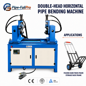 Hydraulic CNC semi-automatic double-head pipe bending machine for irregularly shaped pipes - Product Image 1
