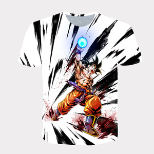 เสื้อยืดฮิปฮอปลายการ์ตูนโกคู Z พิมพ์ลาย 3 มิติ ตัวอย่างฟรี เสื้อยืดแขนสั้นใส่สบาย ผลิตจากโพลีเอสเตอร์ ดีไซน์สร้างสรรค์ - Product Image 4