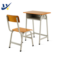 Vente en Gros de Mobilier Scolaire Chaise et Table d'Étudiant Ensemble de Bureau et de Chaises pour École Primaire Collège
