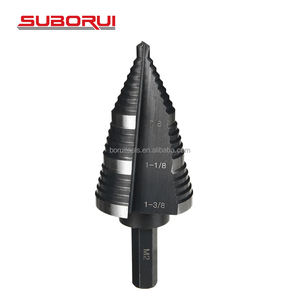 SUBORUI CEメーカー六角シャンクヘビーデューティ<span class=keywords><strong>HSS</strong></span> <span class=keywords><strong>M2</strong></span>ユニビットコーン穴カッターステップドリルビットステンレス鋼金属シート用 - Product Image 4