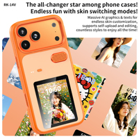 Coque de téléphone intelligente à écran IA avec affichage de la caméra arrière et écran personnalisé, fabricant en gros