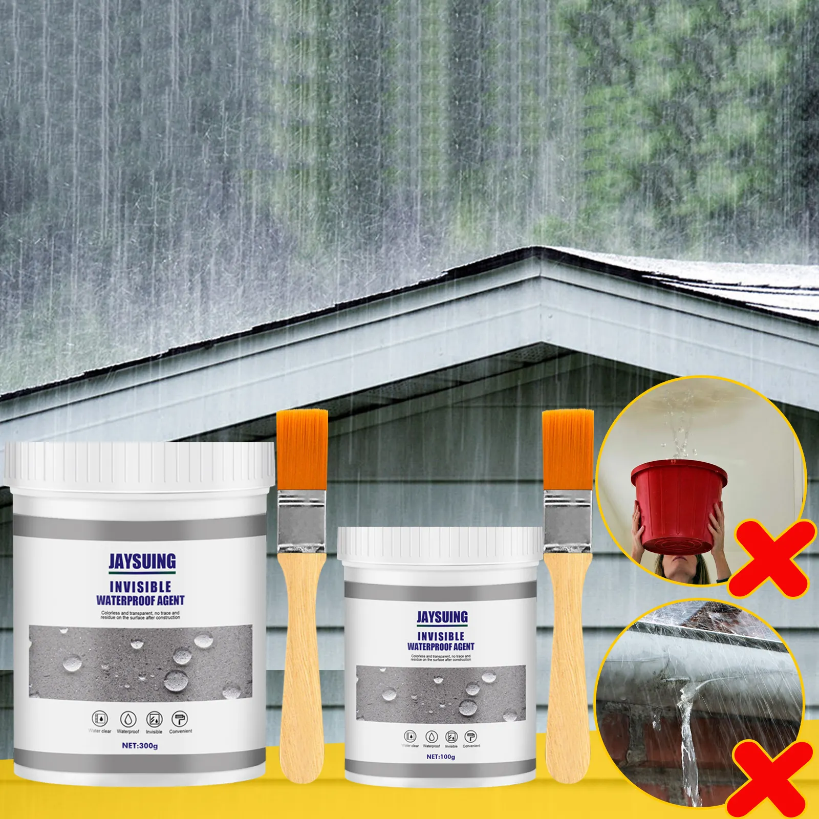 Jaysuing OEM&ODM Roof Sealant Waterproof Easily Liquid Rubber Sealant Effective Waterproof Insulating Sealant