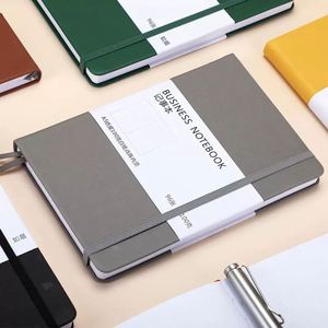 Libreta A5 Personalizada con Correa, Diseño de Matriz de Puntos, Logotipo Imprimible, Cubierta de Imitación de Cuero, Alta Calidad, Gruesa y Plana - Product Image 4
