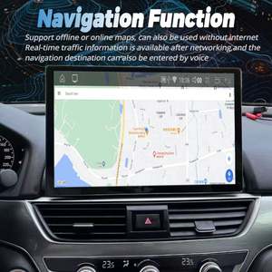 Reproductor Multimedia para Auto con Pantalla 2K de 13.3 Pulgadas, Android 13, GPS, Navegación, Carplay Inalámbrico para Honda Accord 2020 2019 2018 - Product Image 5