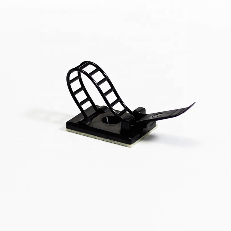 Пластиковые клейкую ленту 3м Регулируемый монтаж на кабель провод зажимы для кабеля организации зажимы