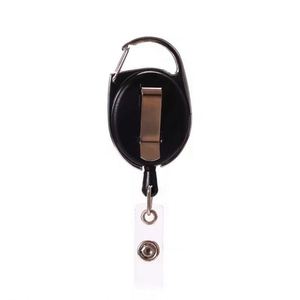 Customized Wholesale Uv Printing Logo Retractable Badge Reel With Abs and Metal Material <b>Name</b> Card Holder Keychain - Product Image 6