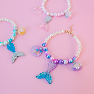 Sirena cola Shell colorido perla mascota <span class=keywords><strong>Collar</strong></span> perro gato <span class=keywords><strong>collar</strong></span> - Product Image 2