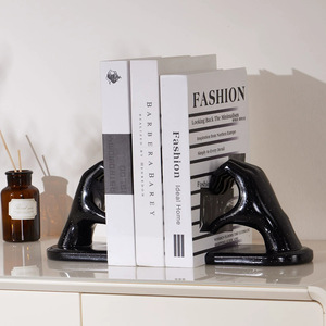 Sujetalibros Decorativos de Resina con Forma de <span class=keywords><strong>Corazón</strong></span> Dorado Estilo Nórdico para Decoración de Estanterías de Hogar y Oficina - Product Image 4