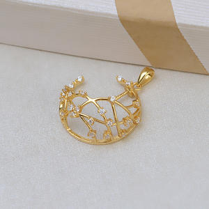 Nuevo Colgante de Plata S925 con Forma de Planeta y Cometa, para Mujer, con Perla DIY, Bandeja Vacía de 8-10 mm, Accesorios Semiterminados, Dijes de Perlas - Product Image 3