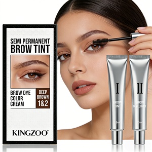 Kit de <span class=keywords><strong>teinture</strong></span> pour sourcils <span class=keywords><strong>et</strong></span> <span class=keywords><strong>cils</strong></span> au henné, extrait de plantes naturelles, sans ammoniaque ni PPD, crème colorante semi-permanente pour <span class=keywords><strong>cils</strong></span>, sûre pour les salons - Product Image 1