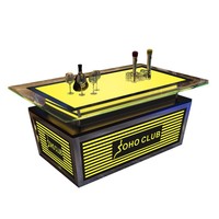 Meubles de bar commerciaux de luxe modernes personnalisés, table basse pour KTV, bar, club, salle de karaoké