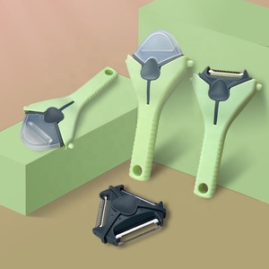 Slicer 3 in 1 Griff Schäler Multifunktion ale Gemüse früchte Schäler Shift drehbar für den Heim-und Küchen gebrauch - Product Image 2