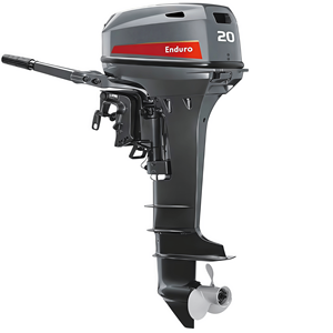 Motor fueraborda de gasolina de alto rendimiento de 20 HP y 2 tiempos, ligero, con eje corto/largo para embarcaciones de pesca rápidas - Product Image 1