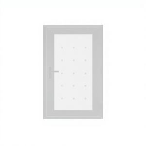 Marco de Puerta de PVC Clásico Moderno Sin Panel |   Diseño de Puerta Sencilla de PVC para Baño, Dormitorio y Cocina - Product Image 1