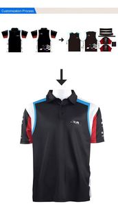 Camisetas Deportivas Personalizadas al por Mayor, Sublimadas y Tejidas, Transpirables, Antiarrugas, con Bolsillo, Manga Corta, para Fanáticos de Carreras - Product Image 4