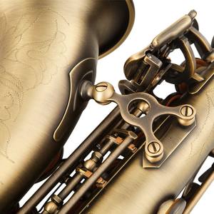 <span class=keywords><strong>Saxophone</strong></span> alto rétro série B-flat, instrument à vent, <span class=keywords><strong>saxophone</strong></span> soprano courbé pour enfants - Product Image 4