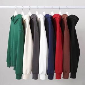 Sweat à capuche pour hommes, brodé sur mesure, poids lourd 500g, motif uni, <span class=keywords><strong>polaire</strong></span> avec épaule tombante et col à capuche - Product Image 6